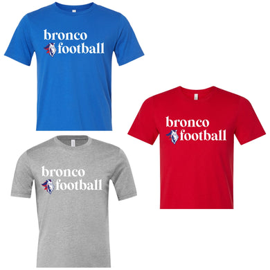 ADULT Bronco Football with Bronco T Shirt